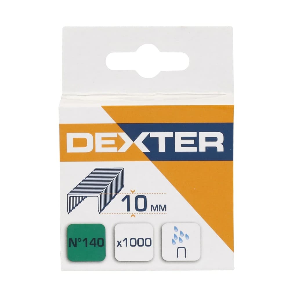 Grampo de 10mm caixa com 1000 grampos Dexter