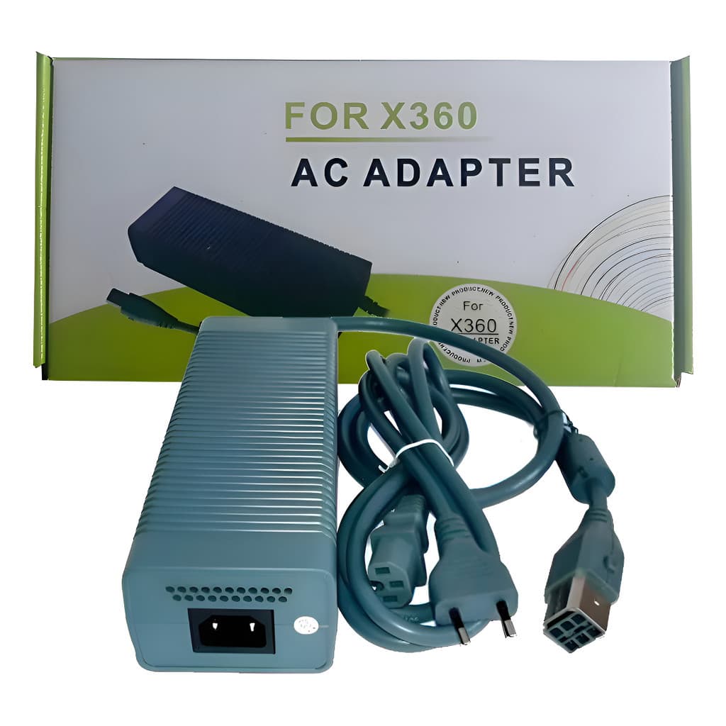 Fonte 110v Para Xbox 360 Fat / Arcade Zephyr, Falcon, Jasper