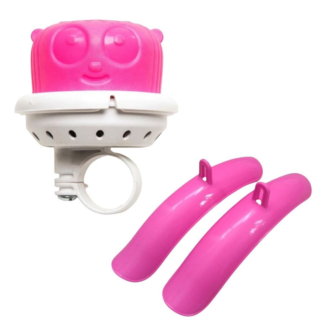 Kit Bike Infantil Rosa Buzina e Paralama Aro 16