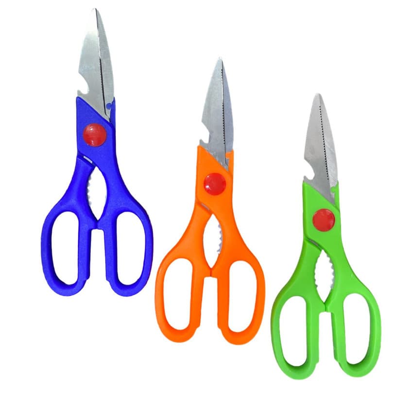 Tesoura Multifuncional Inox 21cm Reforçado para Corta Legume