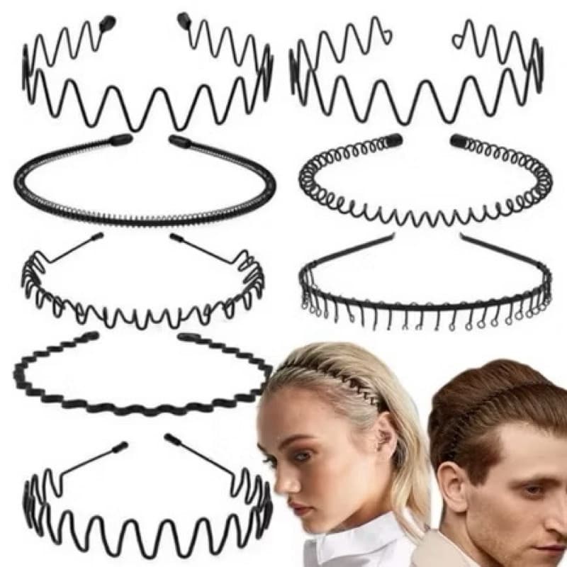 Tiara/Faixa De Cabelo De Metal Para Cabeça/Arco Unissex