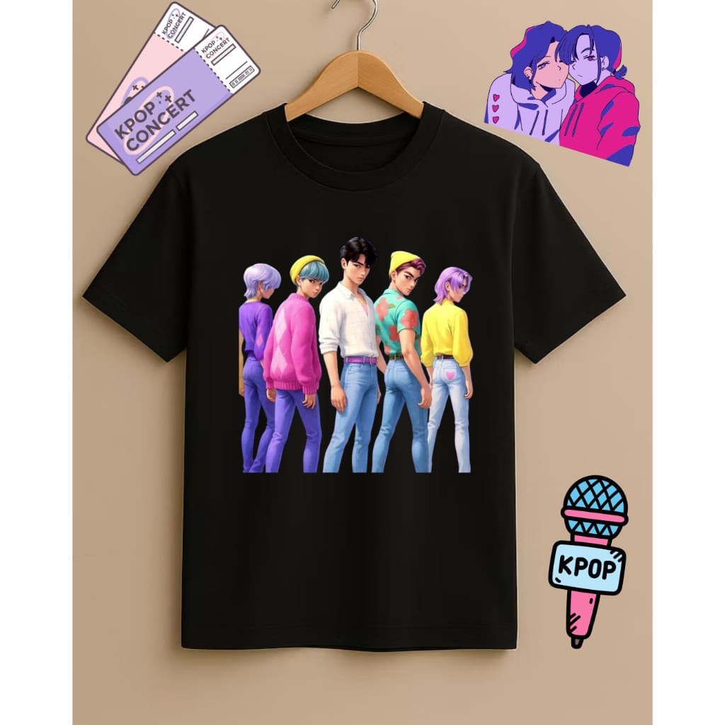 Camisa Camiseta Algodão CAMISETA SAJA BOYS K-POP INFANTIL E ADULTO T-shirt Premium Postagem Rapida