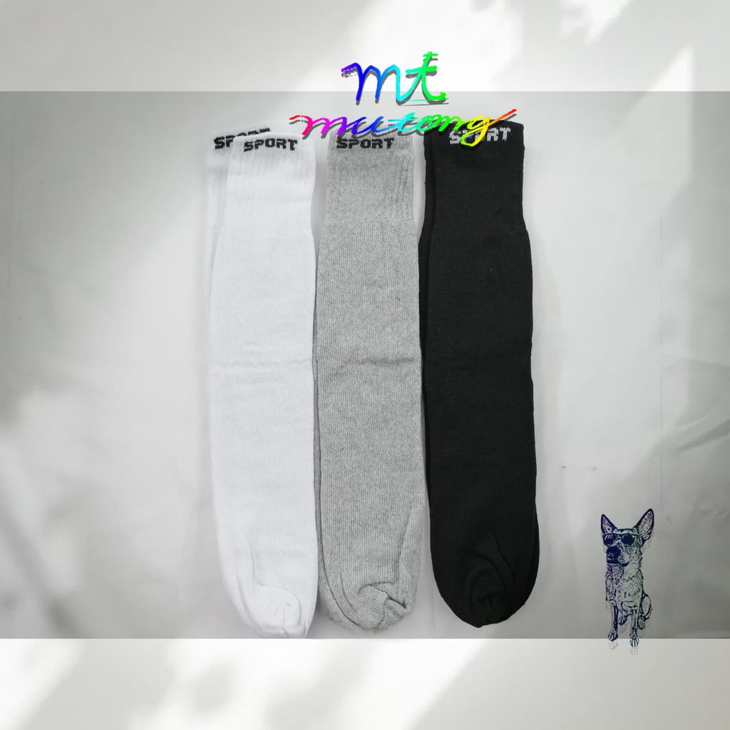Kit 3-18 Par Meia Adulto Masculina Feminina Esportiva Cano Alto Algodão unissex,dia a dia,natal/2151