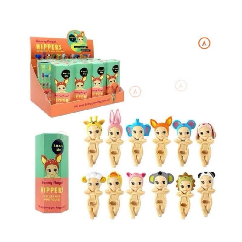 Kit Sonny Angel Hippers 12 peças Animais Surpresa Aleatório