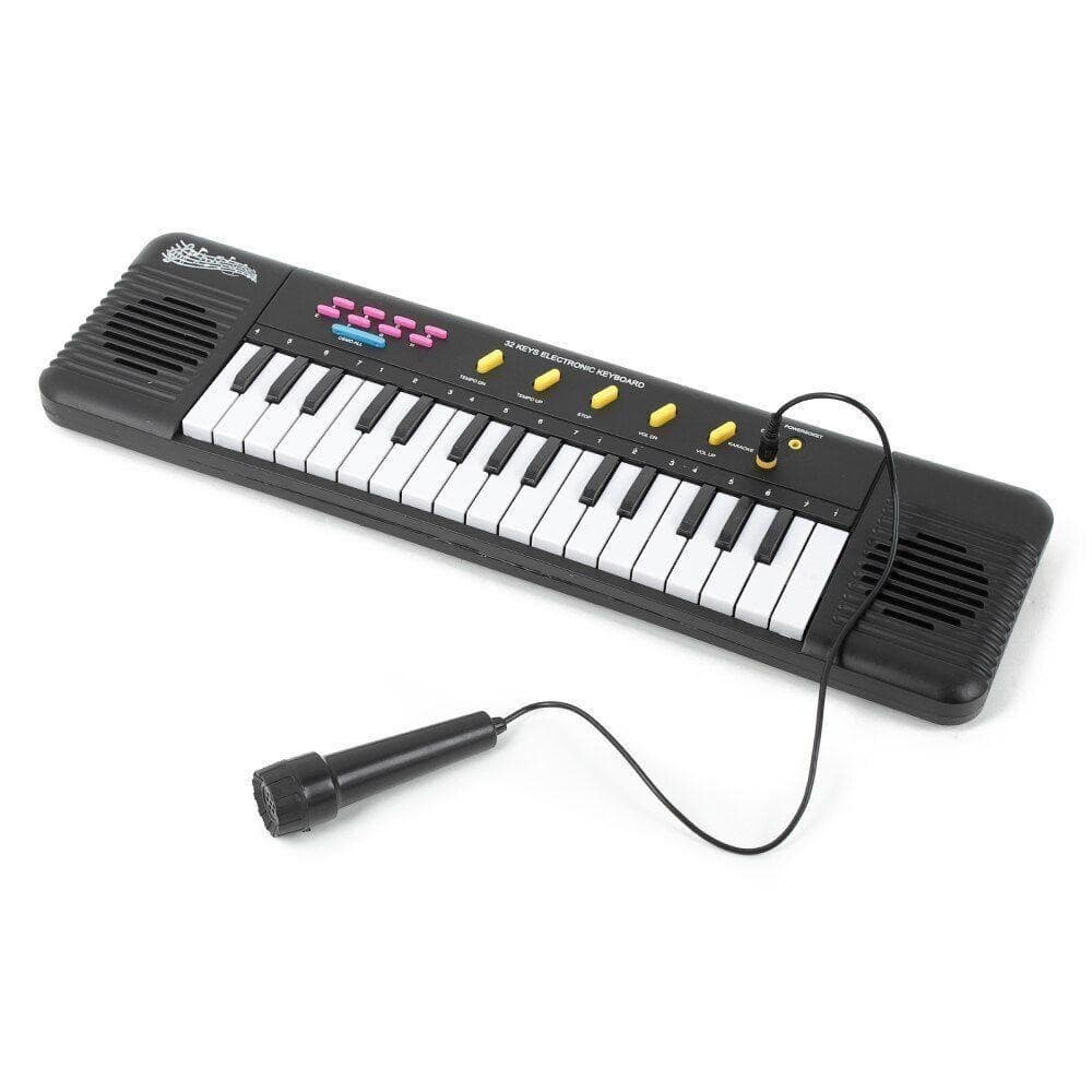 Teclado Piano musical Infantil com Microfone cantar criança brinquedo
