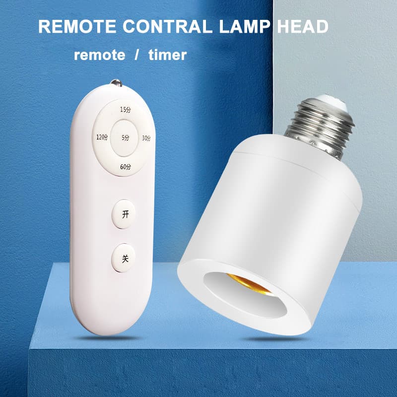 Lâmpada De Controle Remoto Com Temporizador Automático E27