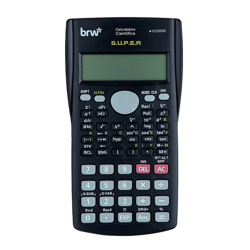 CALCULADORA CIENTÍFICA 240 FUNÇÕES PRETA - BRW