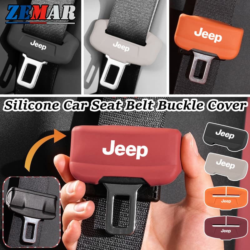Capa Protetora De Fivela De Cinto De Segurança De Carro Jeep Silicone Antiderrapante Anti Nti Scratch Cover Para Renegad