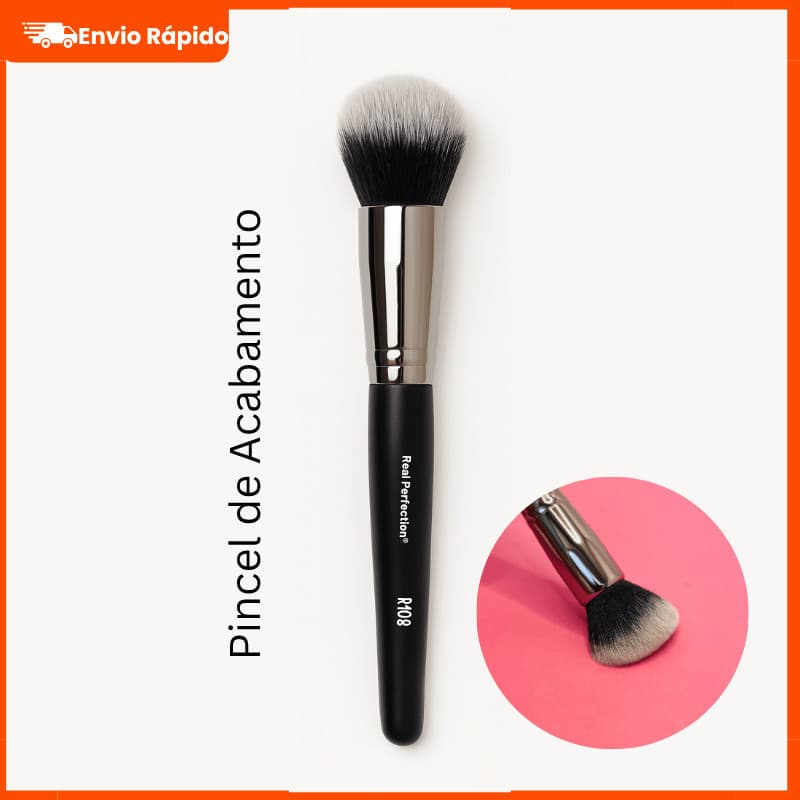 Pincel Profissional de Blush Cerdas Macias Pincel de maquiagem pó contorno Utensílios de Beleza