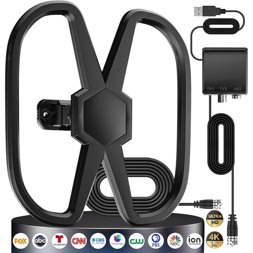 Antena Digital HDTV Longo Alcance Interna Externa Para Tv Antena HDTV Para Smart TV 2025