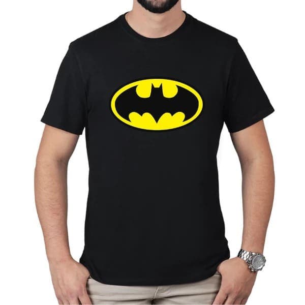 Camisa camiseta batman-homem morcego heróis 100% algodão unissex