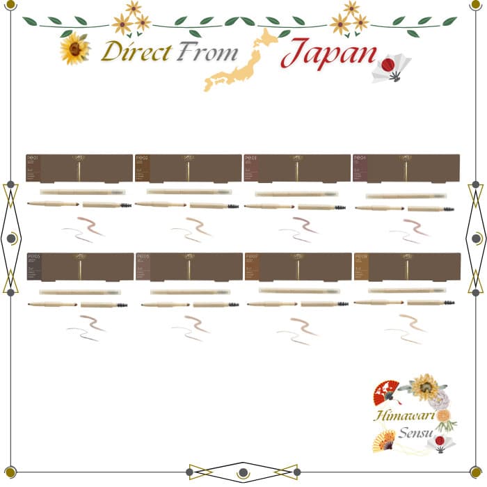Excel The Prime Eyebrow Pencil-Lápis De Sobrancelha , Pincel E Pó 3 Em 1-Melhores Cosméticos Para Sobrancelhas Naturais (Vários Tons)-Direto Do Japão