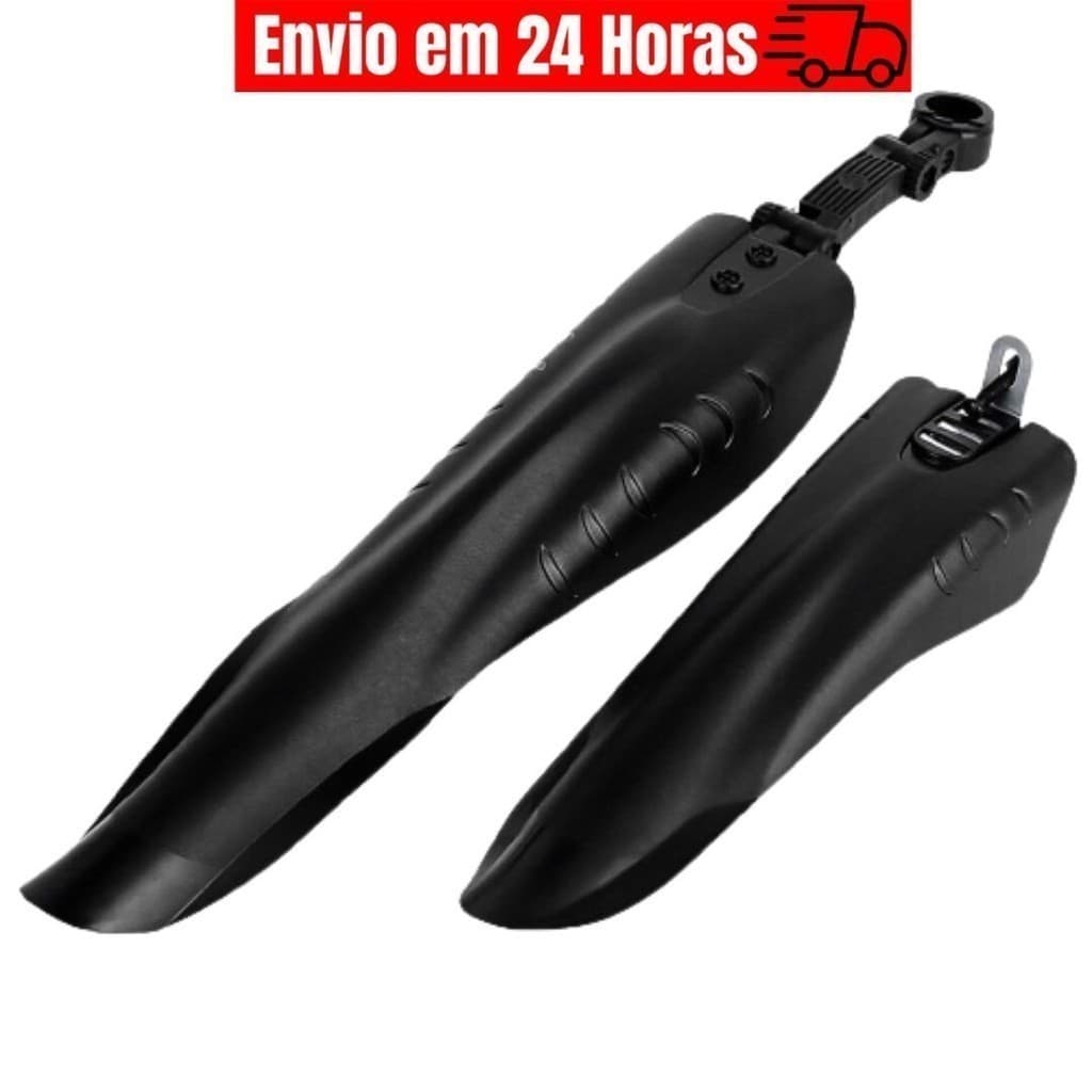 Oferta Imperdível aproveite Paralamas Para Bike Par Para-lama Dianteiro e TraseiroBarro Nylon Bicicleta Ciclismo Aro 26-