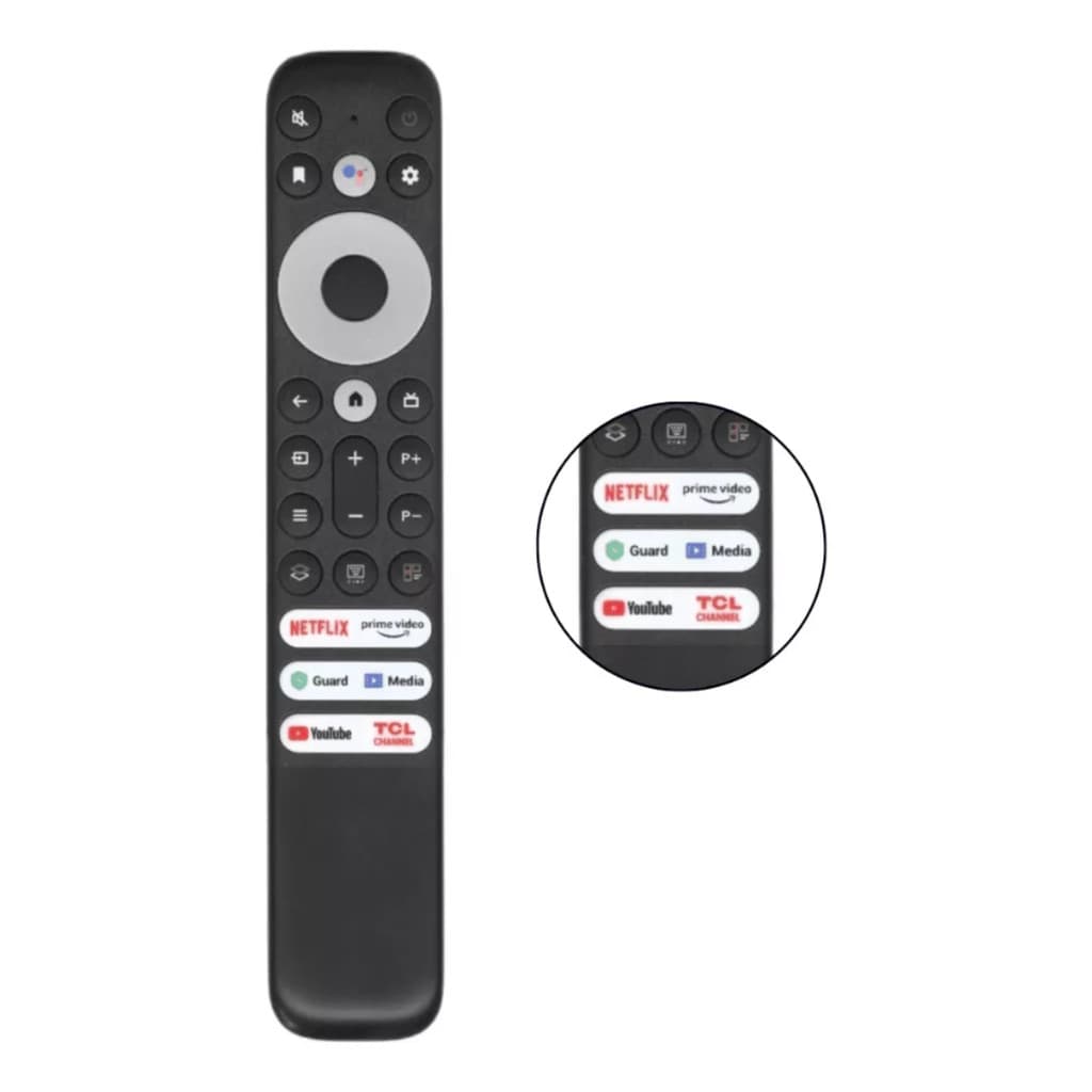 Controle Remoto Para Tcl Smart Tv 4k Netflix Youtube Rc902v