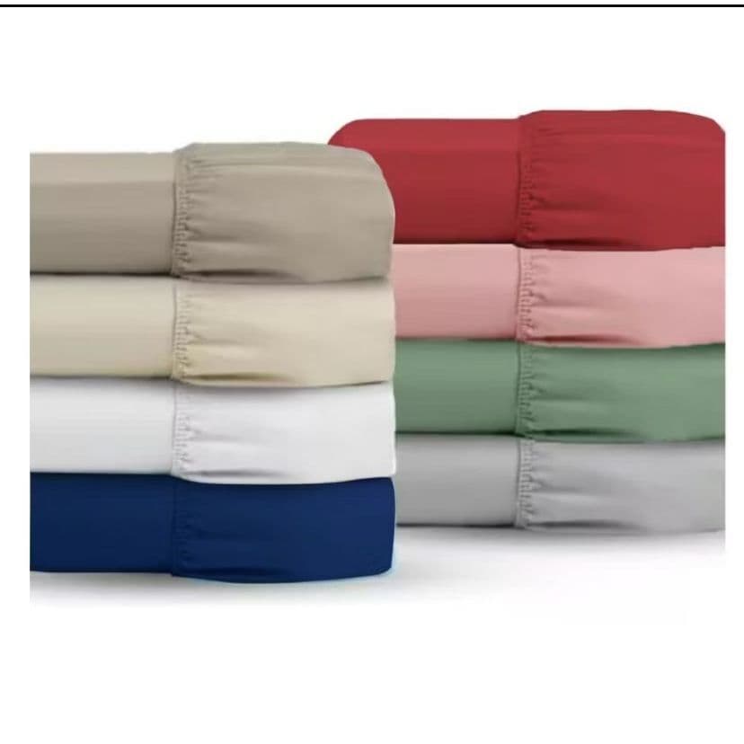 Lençol de Cama Solteiro Avulso Liso com Elástico Micropercal