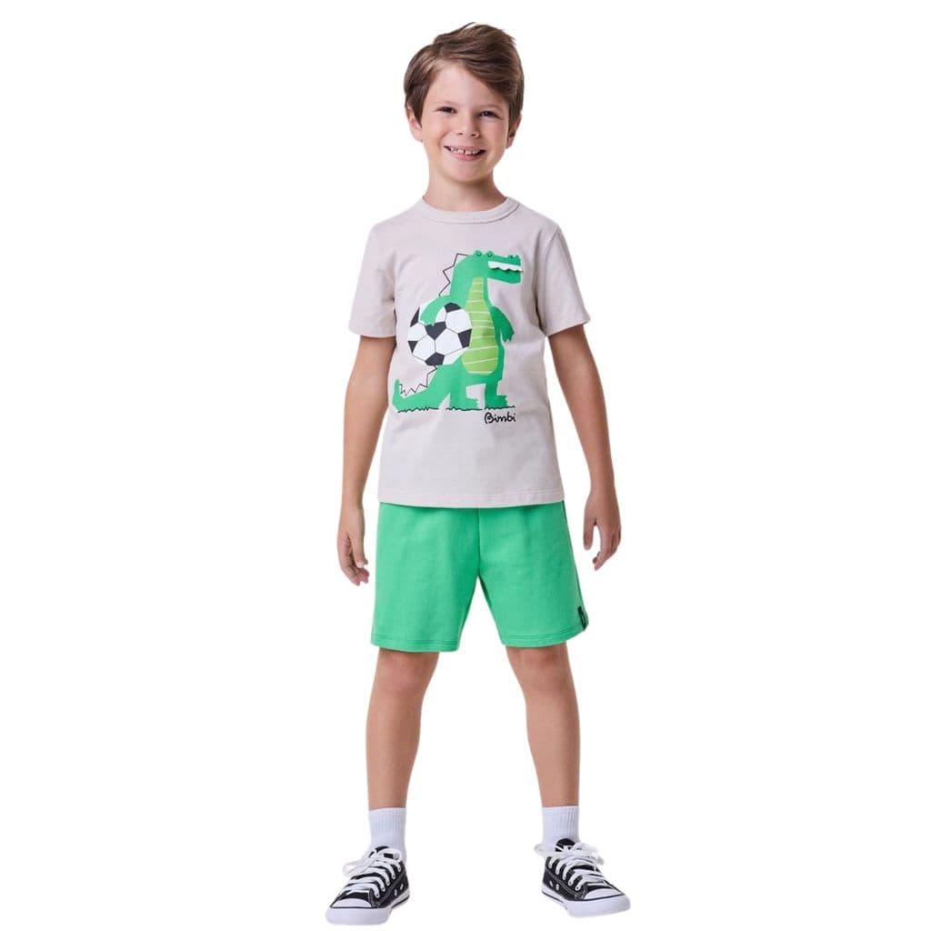 Conj. Camiseta e Dino Jogador - Bimbi