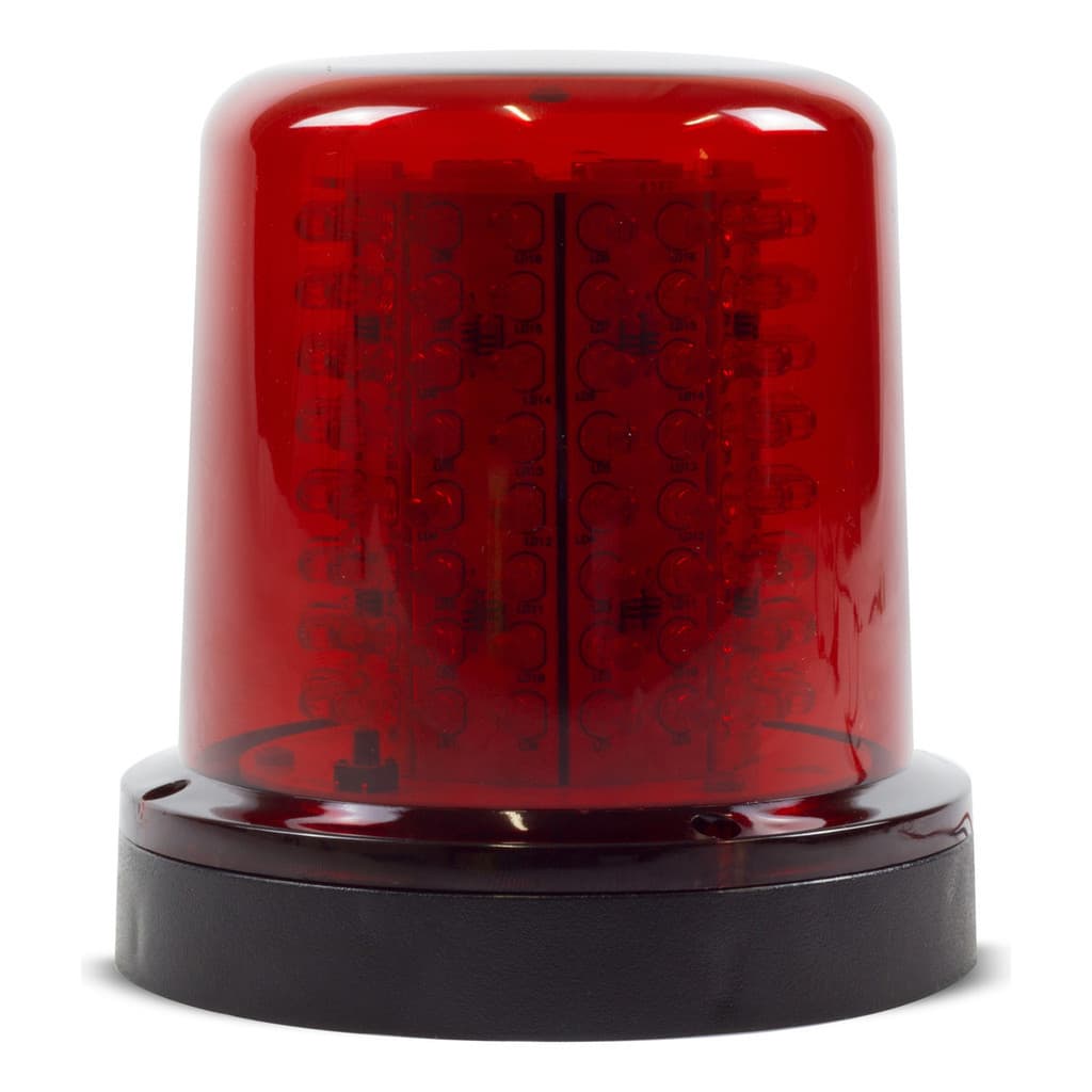 Giroled Giroflex 12v Vermelho 128 Leds Parafuso Efeitos 10w