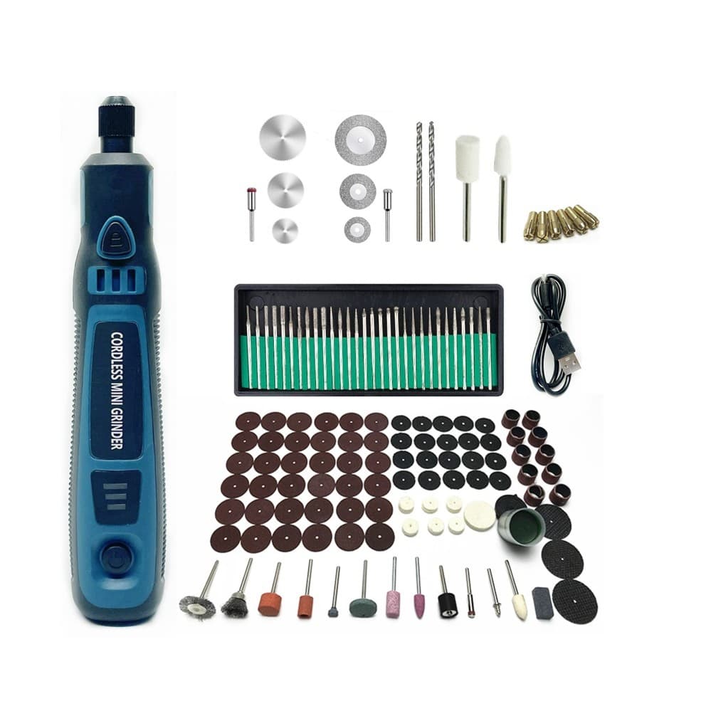 Caneta De Gravação Elétrica Sem Fio Portátil Mini Gravadora Kit Completo 3 Velocidades