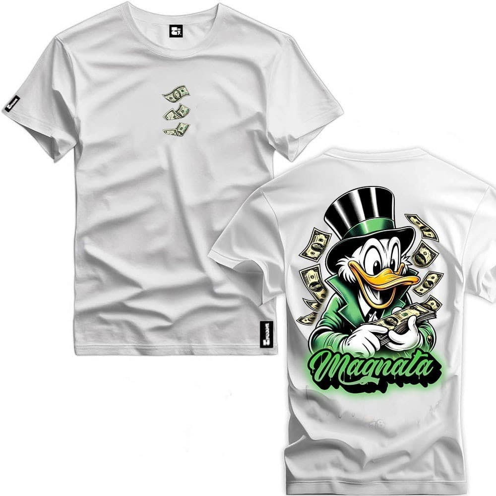 Camiseta Tio Patinhas Magnata Exclusiva Algodão Premium