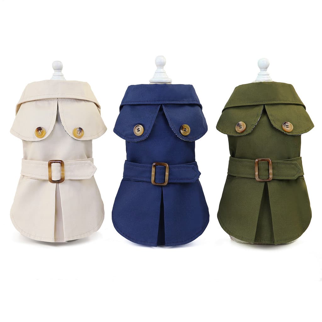 Roupas para Cães Estilo Britânico, Casaco de Inverno Acolchoado, Fantasias, Moletons para Cães Pequenos e Gatos