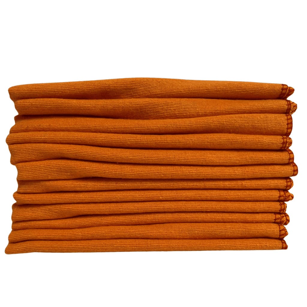 Flanela Amarela Grande Algodão Limpeza Polimento 38x58 cm 12