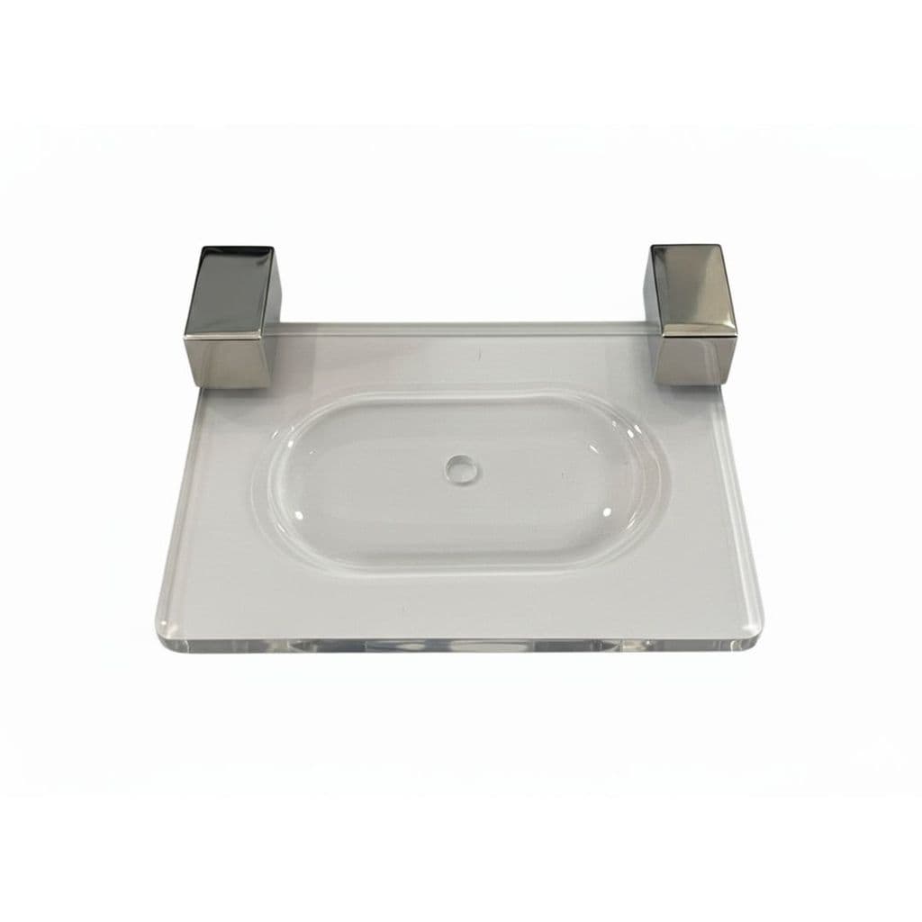Saboneteira Quadrada - Aço Inox