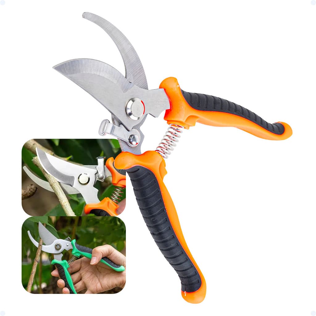 Tesoura Poda Super Afiada Jardinagem Profissional Tesoura de Poda De Galhos Plantas Flores