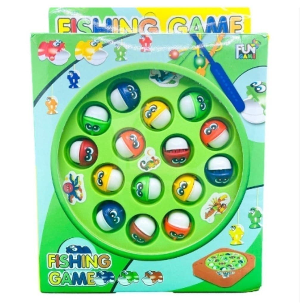 （Baratinha）Brinquedo Jogo Infantil Pescaria Pega Peixe Pesca Maluca(Utimix Muita)