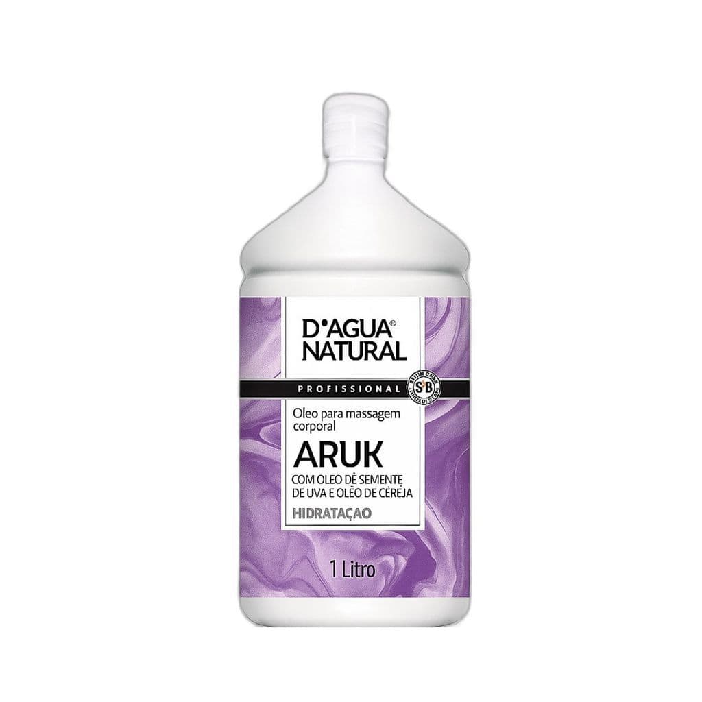 Óleo Hidratante Semente de Uva Aruk D’Agua Natural 1L – Uso Profissional