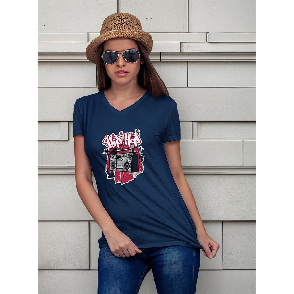 Camiseta Feminina Hip Hop Box Premium Camisas 100% Algodão