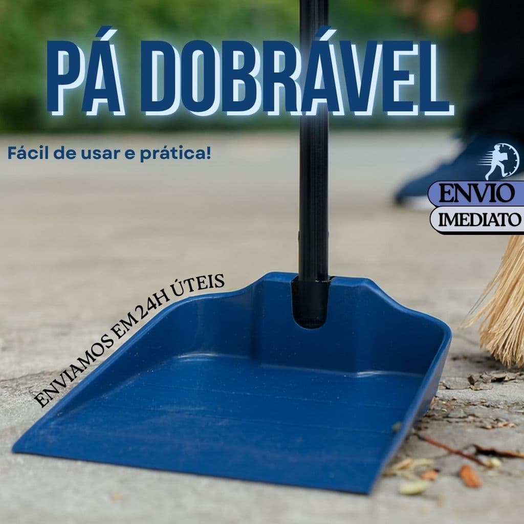 PA DE LIXO DE PLASTICO CB. DOBRAVEL 56,5X22CM PA311 IN BRASIL