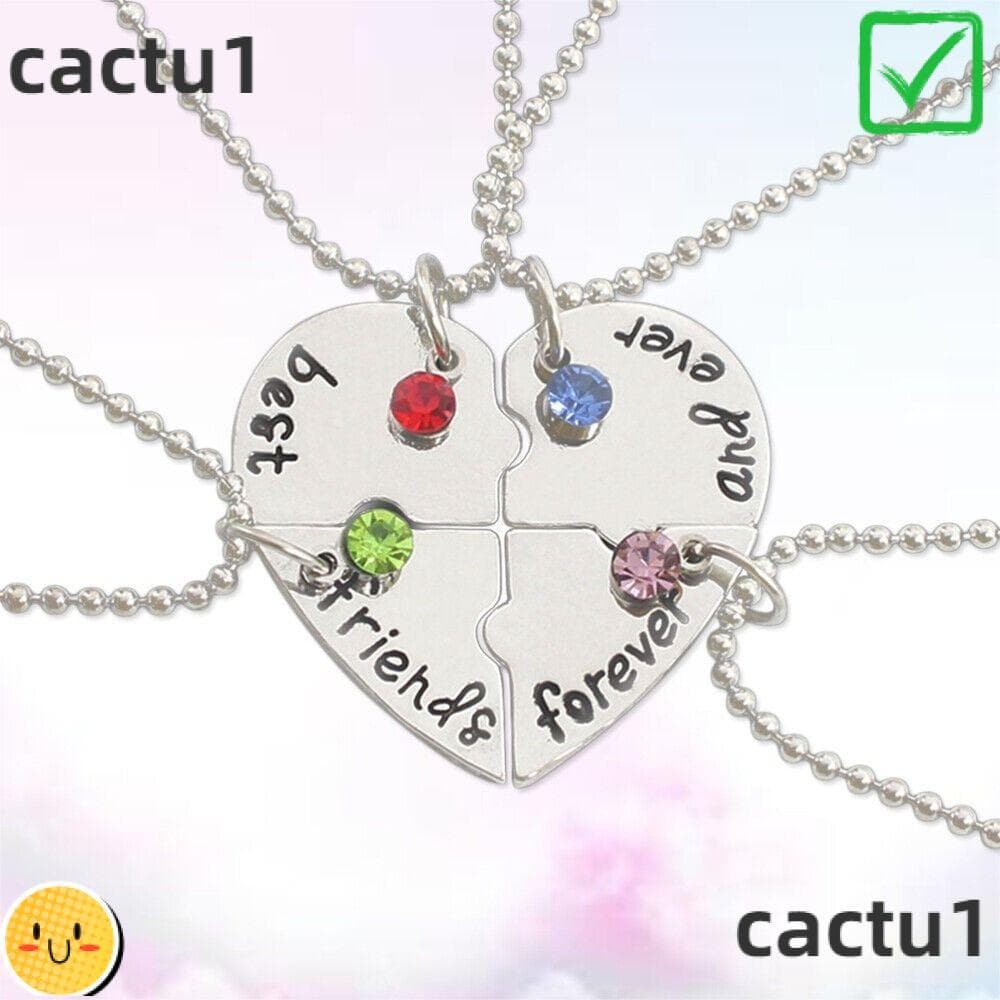 CACTU 4 Bff Melhor Amigo Froever Moda Colar Agradável