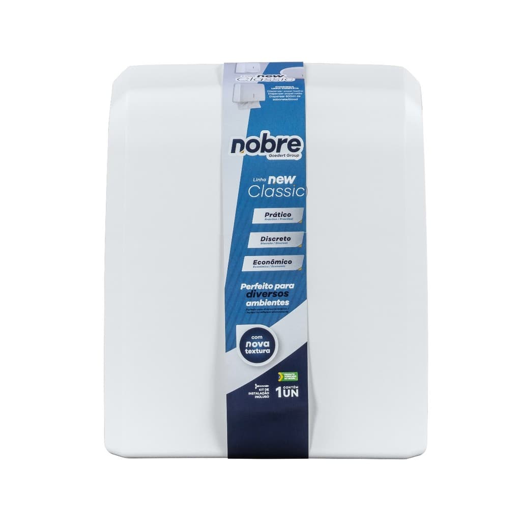 Toalheiro Plastico Interfolhado Branco New Classic (39999)