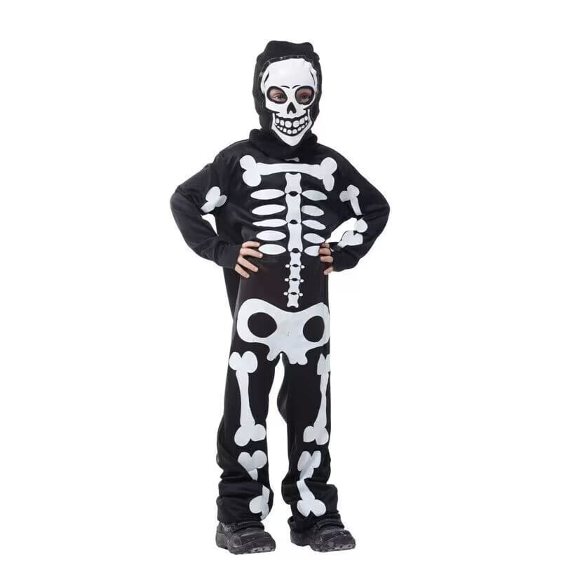 Roupas Spoof esqueleto macacão cosplay esqueleto Horror brinquedo jogo pai-filho festa traje [2026 novo estilo]