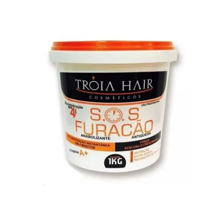 Máscara Capilar S.O.S Furacão Troia Hair 1kg