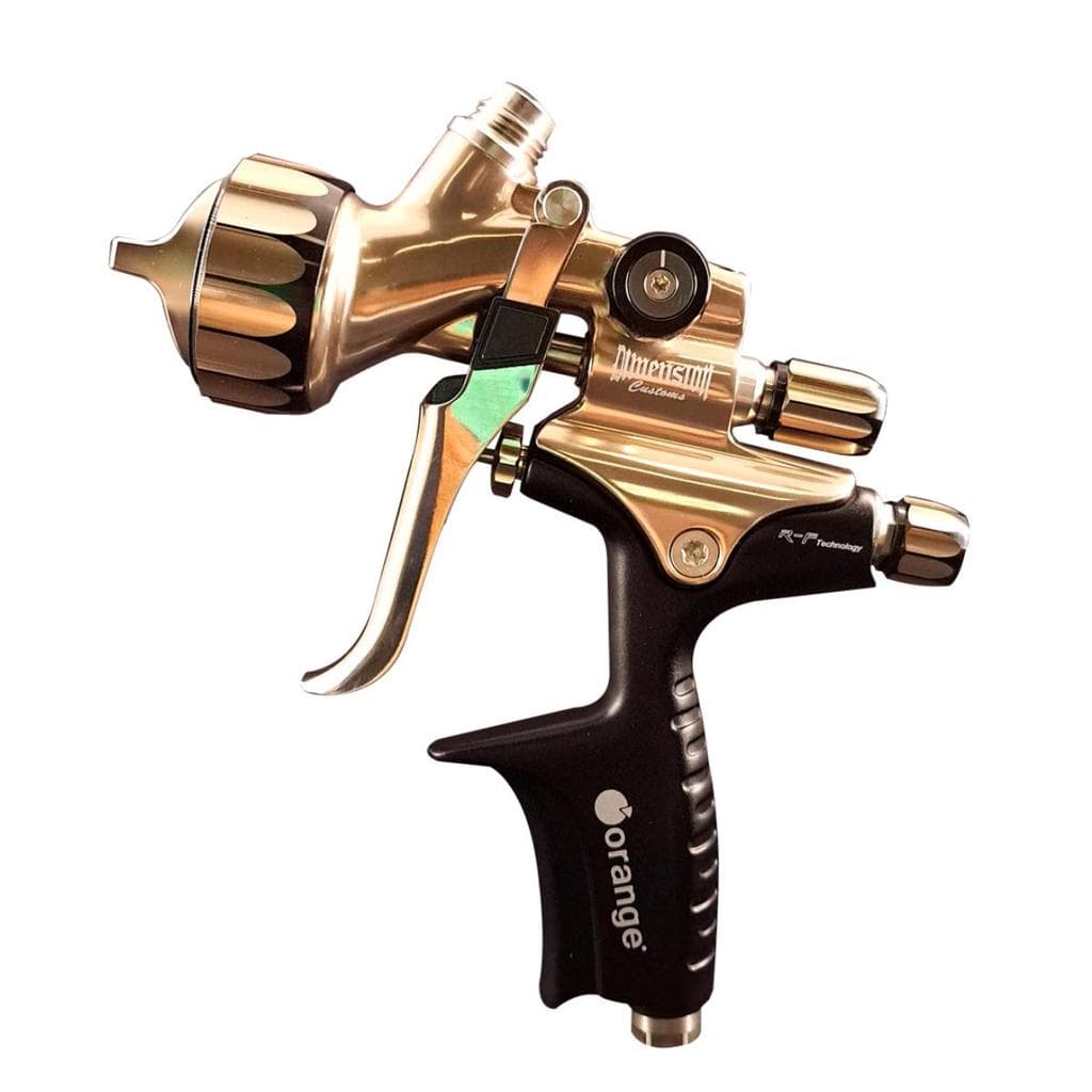 Pistola De Pintura Clear Gold Dimension Dourada HVLP 1.3