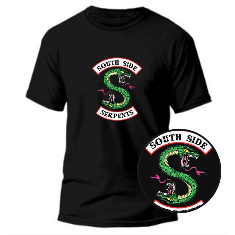 Camiseta Masculina Serpentes Série Riverdale -100% Algodão