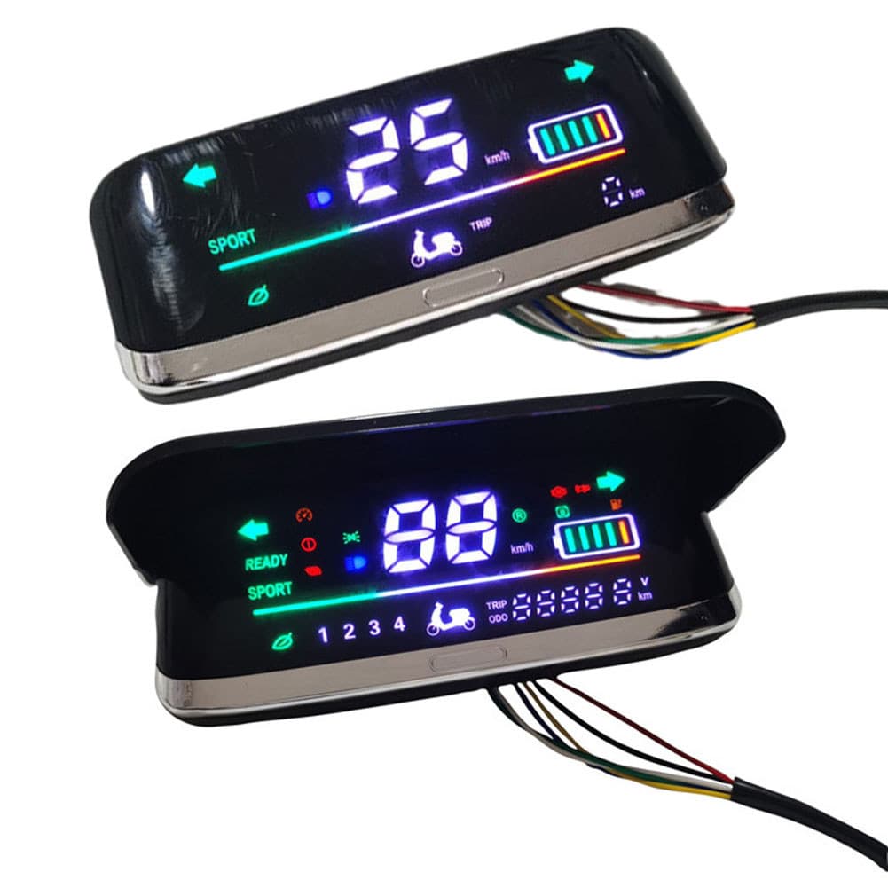 Scooter Display LCD Bicicletas Elétricas Bicicleta Velocidade Ampla