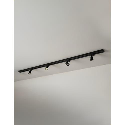 Trilho Eletrificado 1,5m + 4 Spots 7w Led Minimalista Bivolt