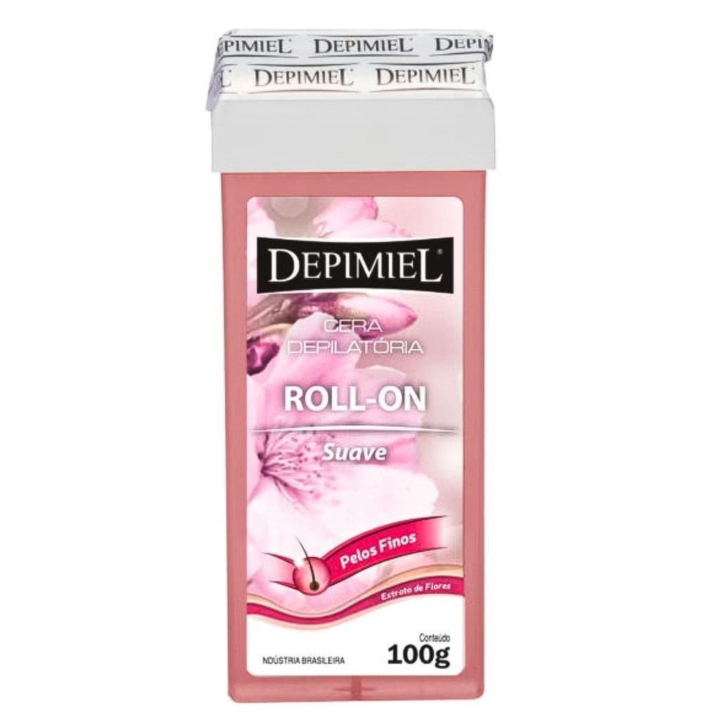 Ceras Depilatória Roll-On Suave Pelos Finos 100g - Depimiel
