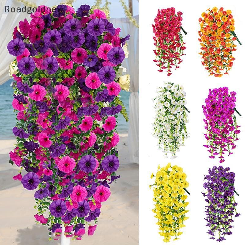 RGN Artificial Manhã Glória Parede Simulação Flores Rattan Decoração Para Casa Ao Ar Livre Festa De Casamento Jardim Qui