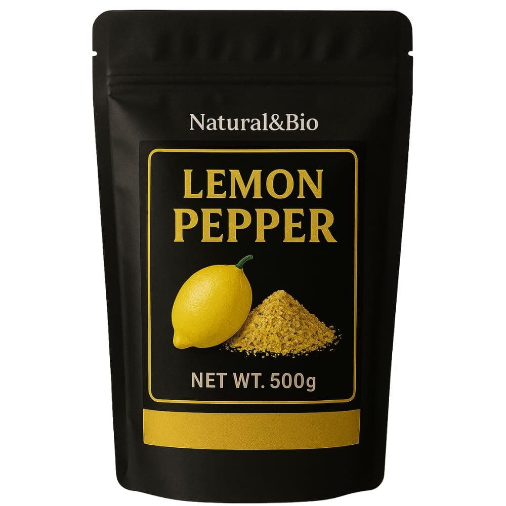 Tempero Lemon Pepper 500g 100% Natural e Sem Conservantes Natural & Bio