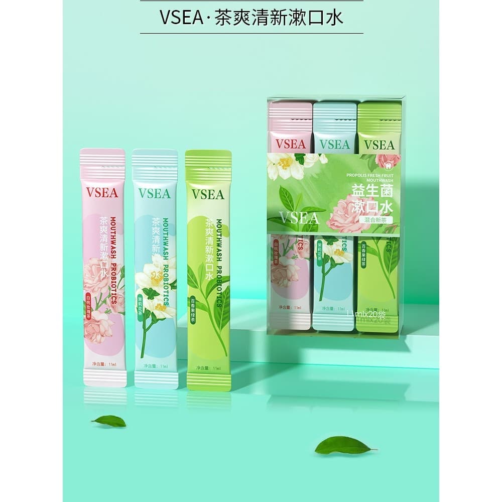Branco pêssego rosa chá fragrância enxaguatório bucal hálito fresco boca dentes fragrância suave protetor bucal descartá