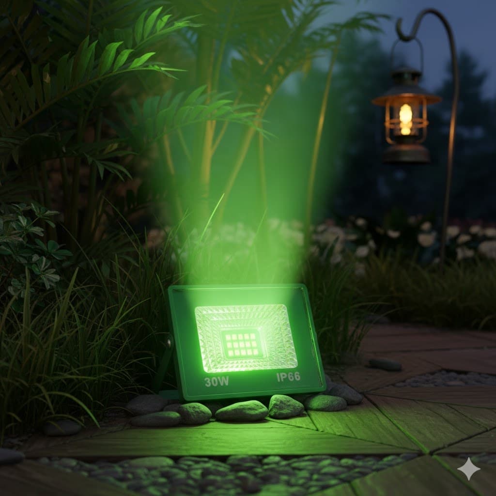Refletor Verde 30W IP66 LED Iluminação Decorativa Potente Iluminação Decoração Eventos Jardim Casa