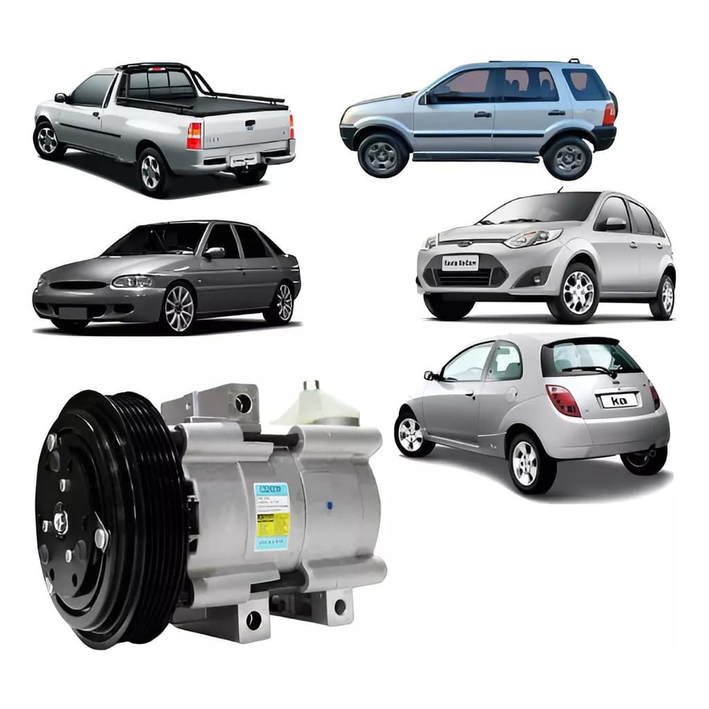 Compressor Ar Ford Ka Zetec/endura 97 Até 07 Delphi +brinde NF