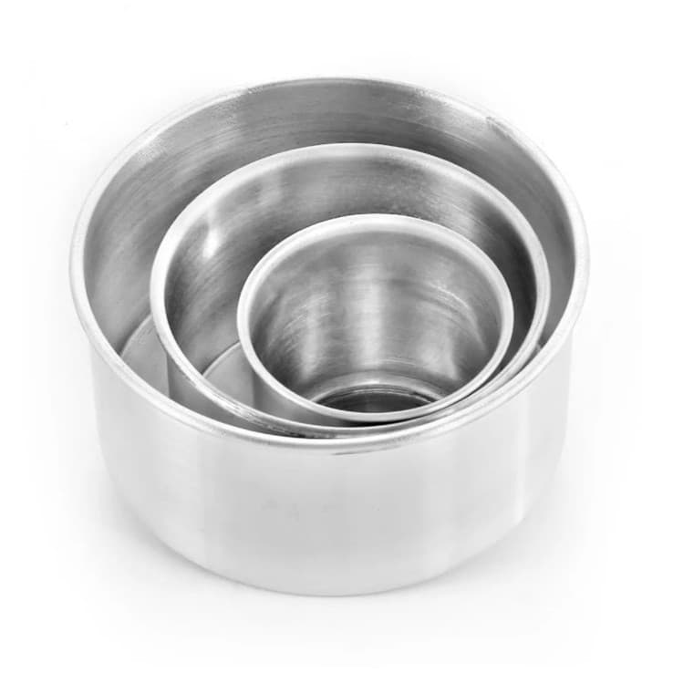Jogo Kit Formas Assadeira Redonda Alta N10 14 18 Para Bolo Torta 10Cm Altura