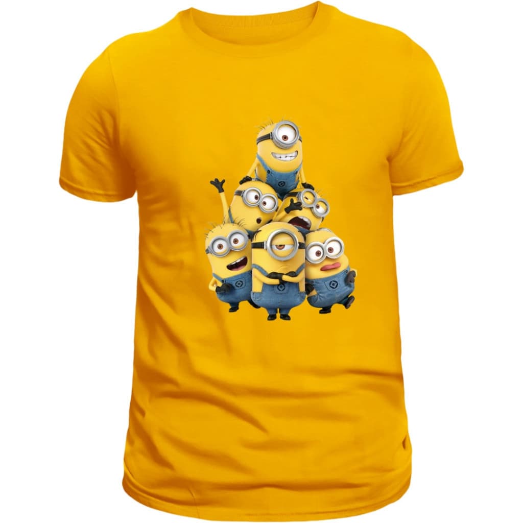 Camiseta Camisa Estampada Feminina Personalizadas Personagens Minions premium 100% Algodão - Envio Rapido