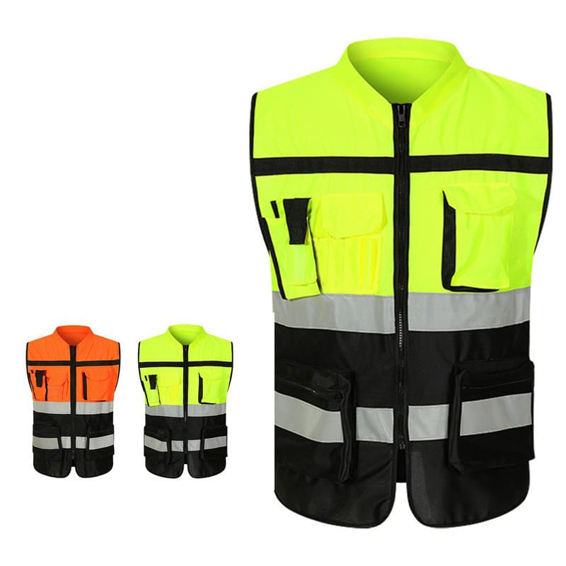 Colete Reflexivo De Alta Visibilidade SDS Roupas De Trabalho Motocicleta Ciclismo Esportes Jaqueta De Segurança Reflexiv