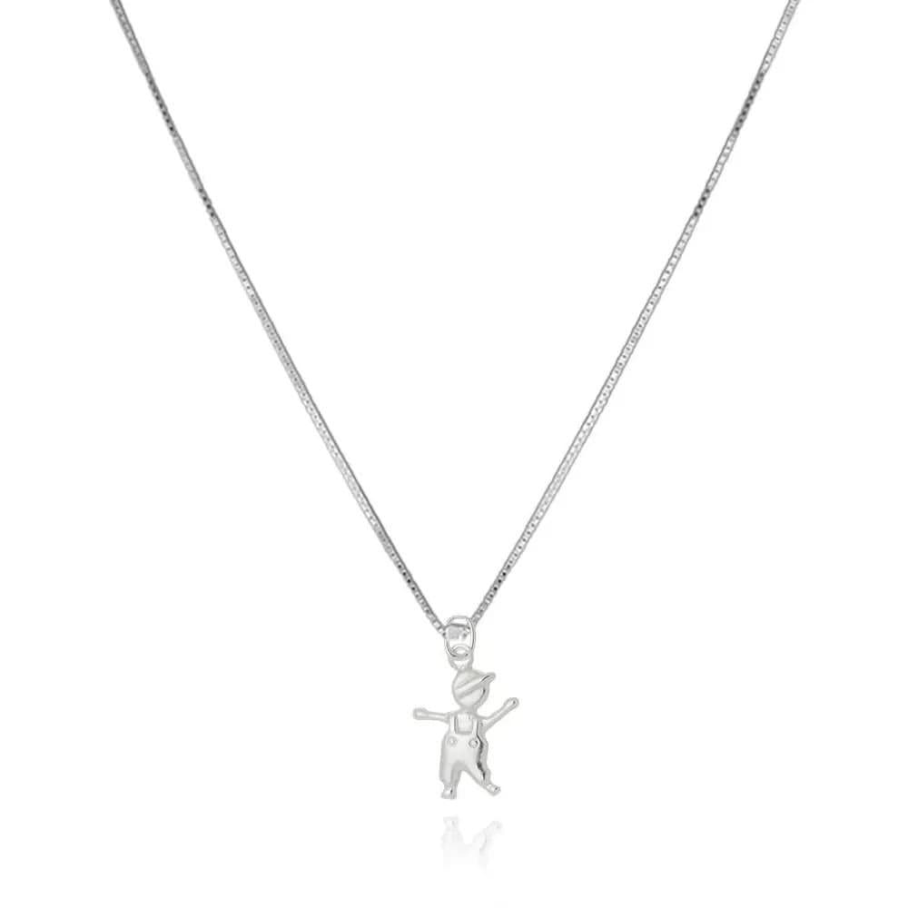 Colar Menino Prata 925