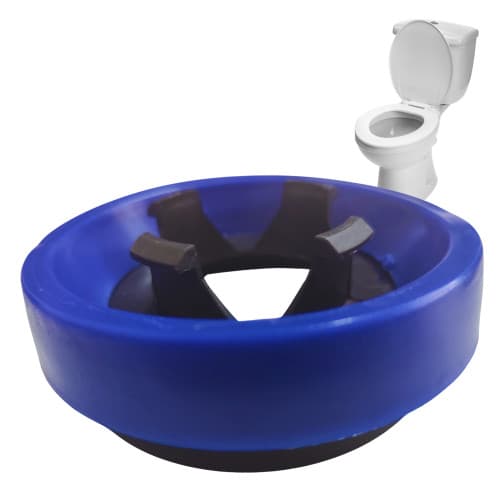 Anel vedação para vaso sanitário com guia